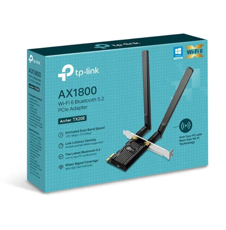 Adaptor wireless TP-Link ARCHER TX20E, WIFI 6, Dual Band — miniatură