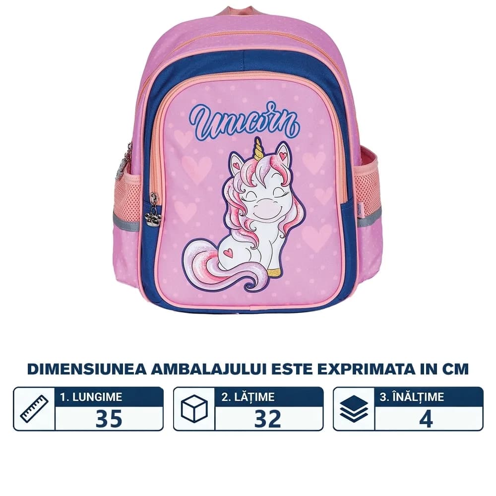Ghiozdan gradinita, 33x27x15 cm, UNICORN - S-COOL — miniatură