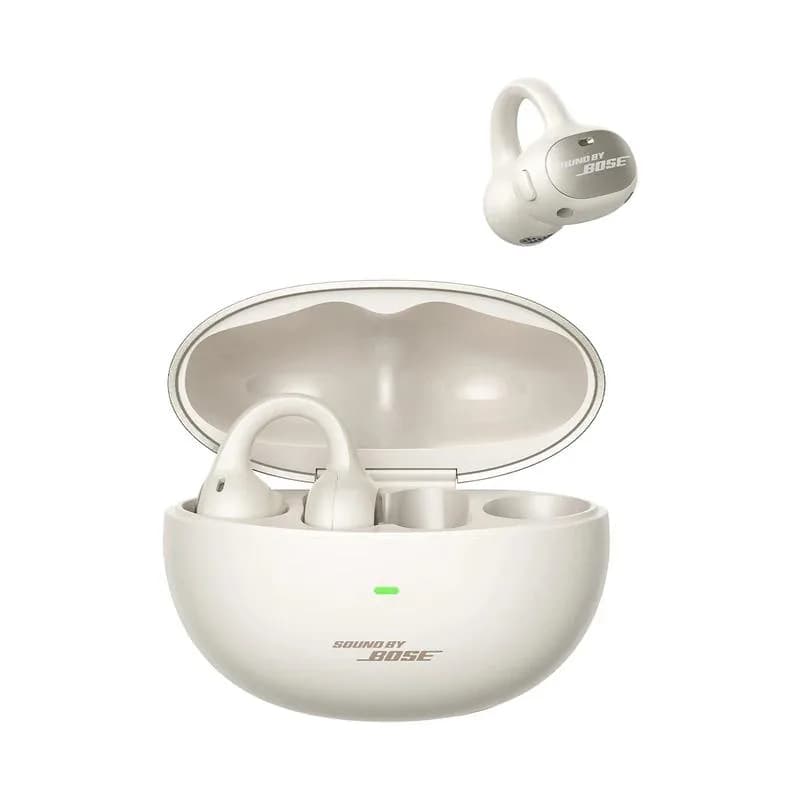 CASTI Baseus Inspire XC1 Open-Ear True Wireless, on ear, pt smartphone, microfon pe casca, conectare prin Bluetooth 6.0, sound by Bose, alb "A0102801" - 6953156299900 — miniatură