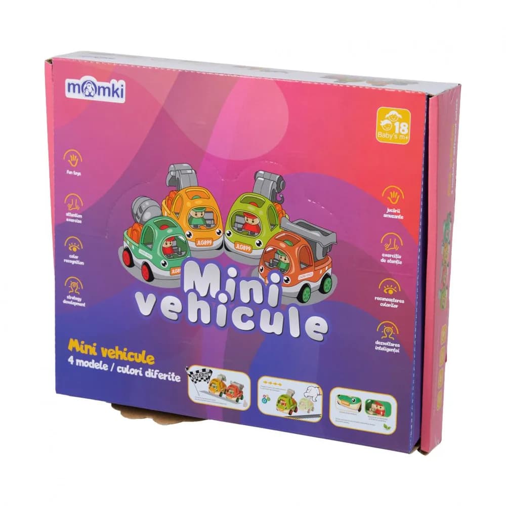 MASINUTA MINI, PULL BACK, DIVERSE MODELE SI CULORI — miniatură