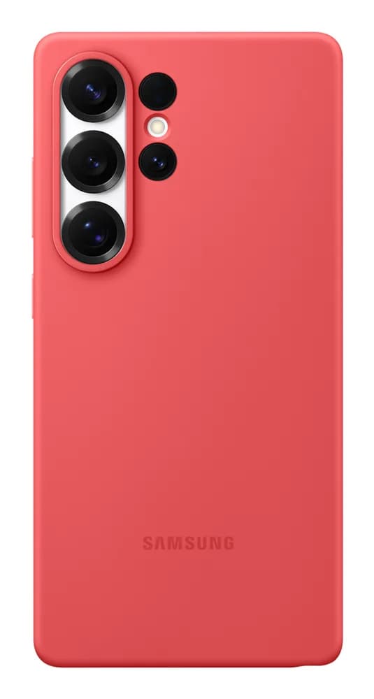 Capac protectie spate Silicone Case Galaxy S25 Ultra (S938) Rosu "EF-PS938CREGWW" — miniatură