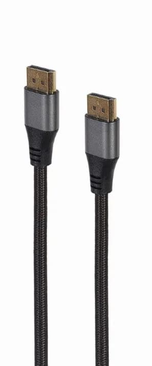 CABLU video GEMBIRD, DisplayPort (T) la DisplayPort (T), 1.8m, DP 1.4, premium, conectori auriti, rezolutie maxima 8K (7680 x 4320) la 60 Hz, negru, "CC-DP8K-6"