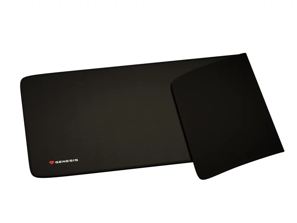 Mousepad Genesis Carbon 500 Maxi Logo, material cauciuc + textil, dimensiuni 900x450x2.5 mm, negru — miniatură