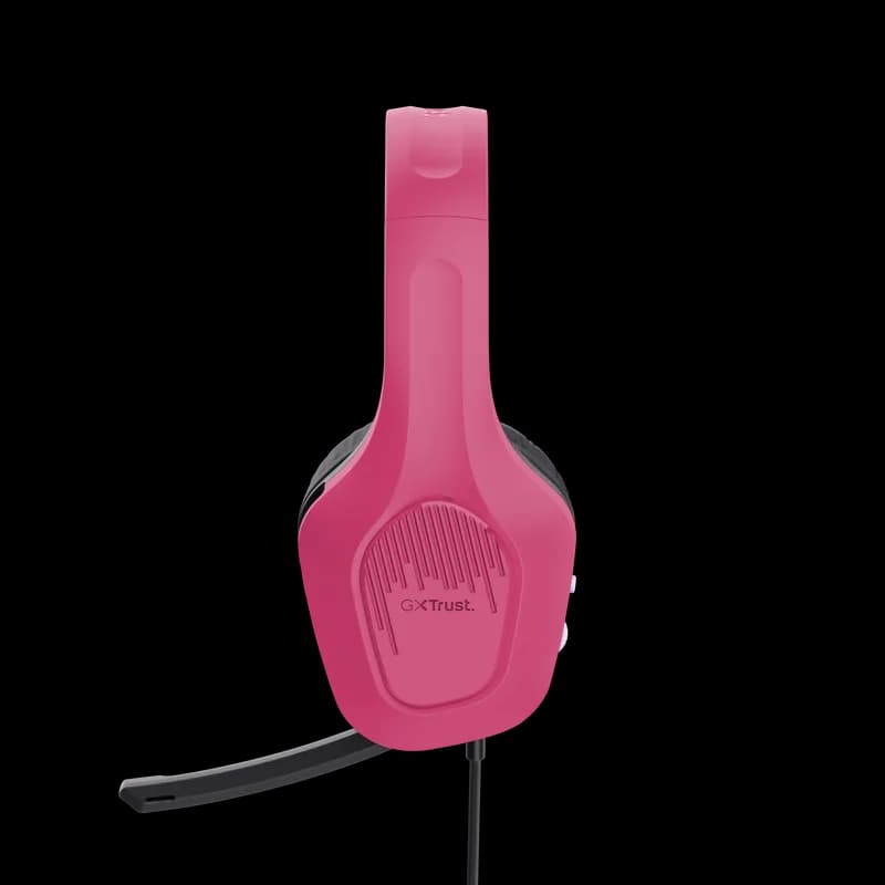 Casti Gaming Head-band Trust GXT 415P Zirox, Wired, Roz — miniatură