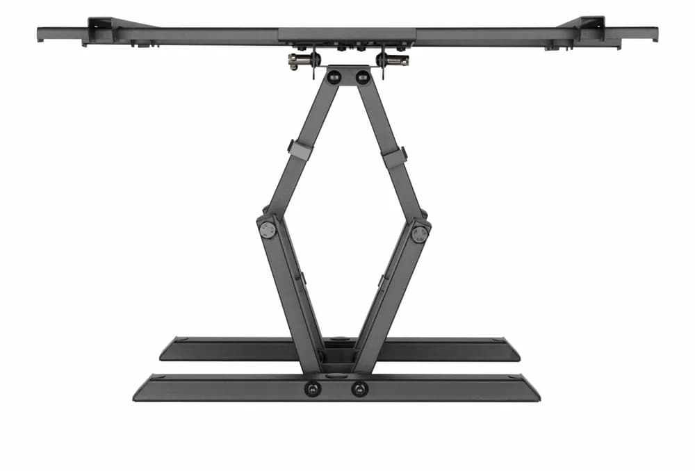 Suport TV de perete Serioux TV61-466, compatibilitate dimensiune ecran: 37"-80", compatibilitate VESA: 200x200, 300x200, 400x200, 300x300, 400x300, 400x400, 600x400, greutate maximă suportata: 65kg, distanta fata de perete: 77~428mm, inclinare: +3°~-15°, pivotare: +60°~-60°, nivel ecran: +3°~-3° — miniatură