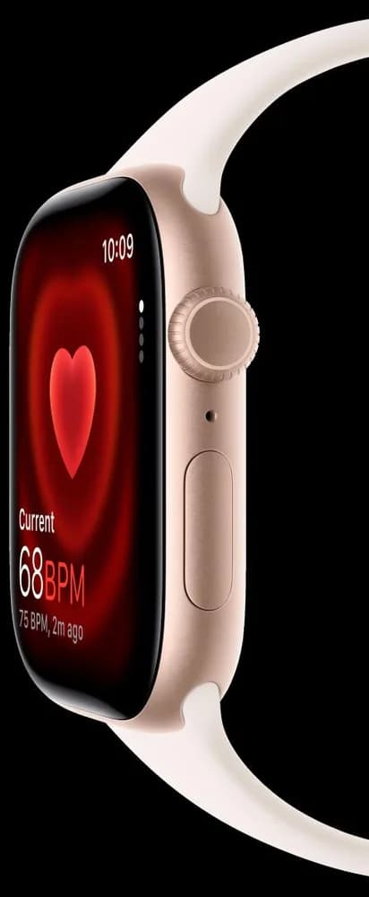 Apple Watch Series 11 GPS + Cellular 42mm Rose Gold Aluminium Case with Light Blush Sport Band - M/L — miniatură