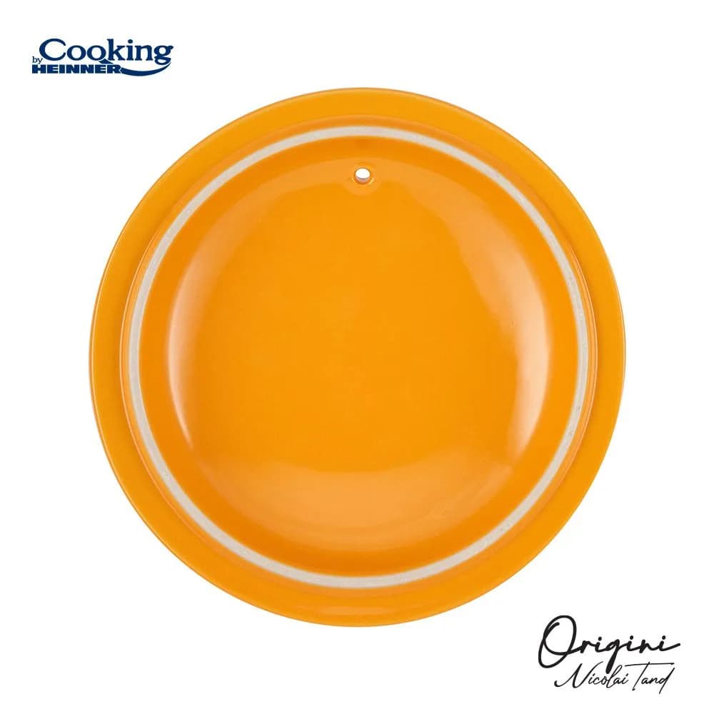 OALA CERAMICA CU CAPAC, 14.5x16 CM, 3 L, NICOLAI TAND, ORIGINI, COOKING BY HEINNER — miniatură