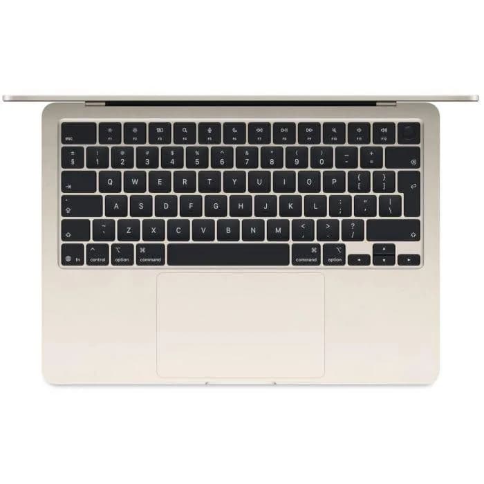 MacBook Air 15.3" Retina/Apple M5 (CPU 10-core, GPU 10-core, NeuralEngine16-core)/16GB/1TB - Starlight - INT KB (No Adapter) - 2026 — miniatură
