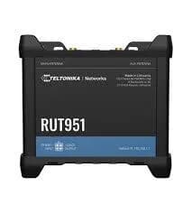ROUTER LTE Teltonika "RUT951", 1 x WAN port 10/100 Mbps, 3 x LAN port 10/100 Mbps, Wi-Fi 802.11b/g/n, 4G (LTE) Cat 4 viteza max. 150 Mbps, 3G 21 Mbps, 2G 236.8 kbps "RUT951000000"