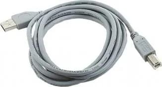 CABLU USB GEMBIRD pt. imprimanta, USB 2.0 (T) la USB 2.0 Type-B (T), 1.8m, conectori auriti, gri, "CCP-USB2-AMBM-6G"