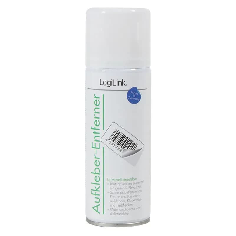 SPRAY SOLVENT LOGILINK, 200ml, expunere scurta, pt. autocolante / plastic / adezivi / vopsea, "RP0016"
