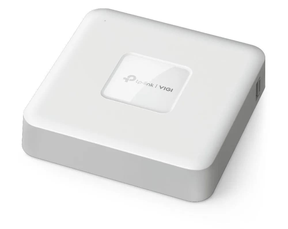 " NVR PoE TP-Link VIGI 4 canale 1104H4P; 53W, 8 MP,1 SATA Interface, max 10TB(neinclus), H.265+; ONVIF, Detecții avansate + sunete anormale "