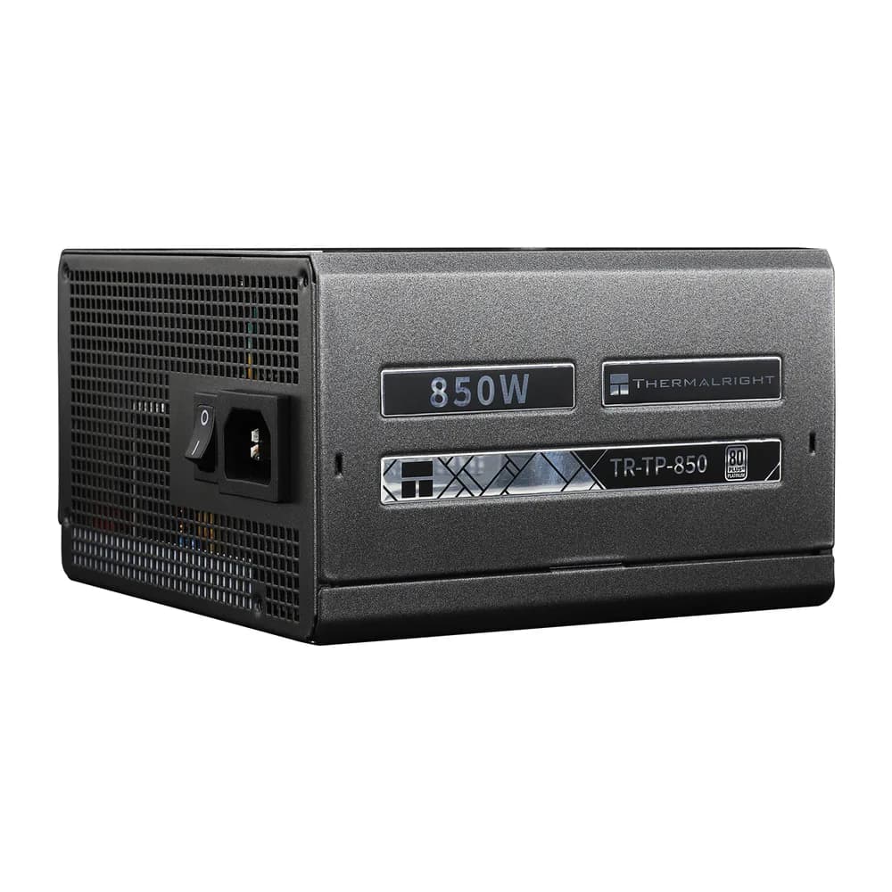 SURSA Thermalright "TB850", 850W, certificare 80 Plus Bronze, full modular, DC to DC, fan 120mm, negru, "TR-TB850" — miniatură