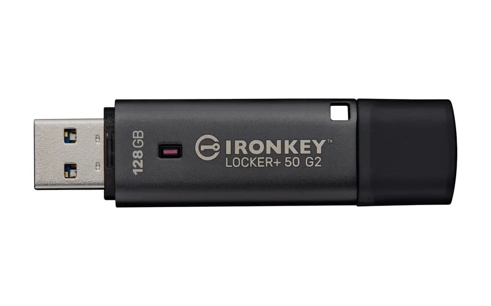 Kingston Technology IronKey Locker+ 50"IKLP50G2/128GB" — miniatură
