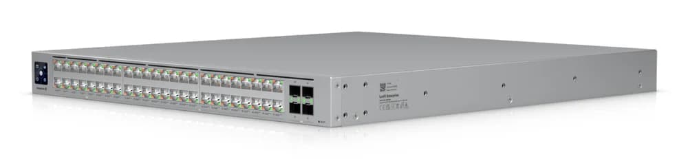 Ubiquiti network switch ECS-48-PoE-EU Enterprise-grade 48-port, Layer 3 Etherlighting PoE+++ switch with high-capacity 10 GbE RJ45 and 25G SFP28; (32) 10 GbE, (16) 2.5 GbE ports "ECS-48-POE-EU" — miniatură