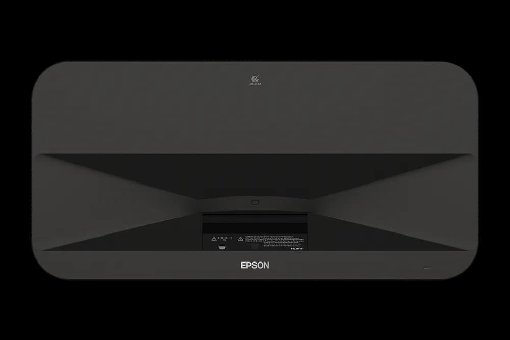 Epson Proiector Lifestudio Grand Plus EH-LS970B - Metallic black, Tehnologie 3LCD, LCD 0.62", 4000 Lumeni, Rezolutie: 4K, Aspect: 16:9, contrast: 5.000.000 : 1, Sursa lumina: Laser, Durata viata: 20.000 ore, Refresh rate: 384 Hz - 480 Hz, Suport HDR, Dimensiune ecran: 80 inchi - 150 inchi, Focus — miniatură