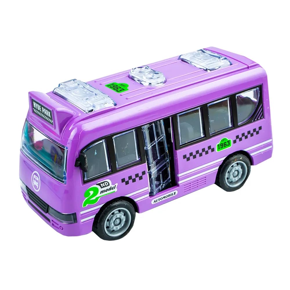 Autobuze cu frictiune, 12 buc/set — miniatură