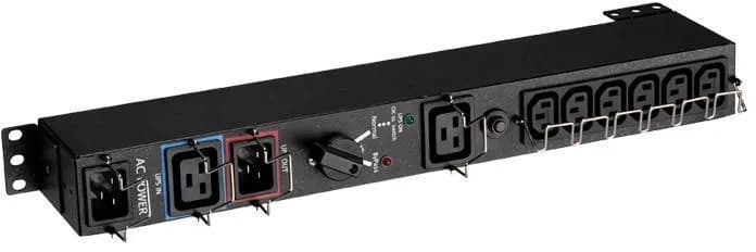 Eaton HotSwap Maintenance Bypass MBP 16A, pentru sisteme UPS pana la 3kVA, intrare IEC-C20, iesire IEC-C19 16A, 6 iesiri IEC-C13, "MBP3KI"