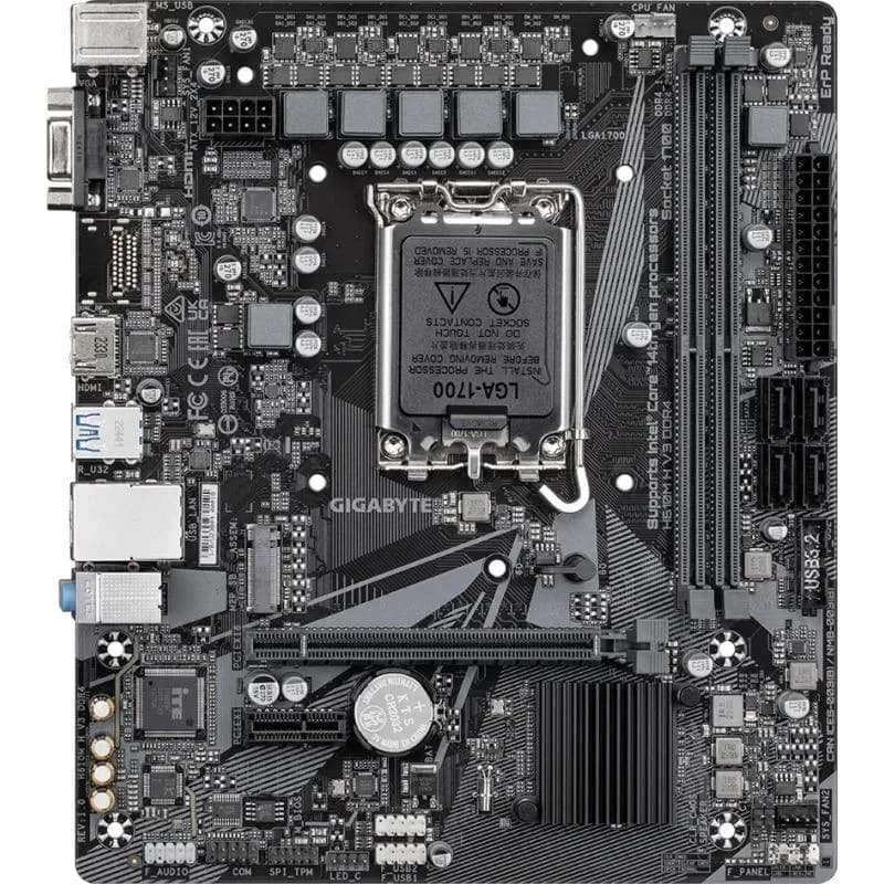 Placa de baza Gigabyte H610M H V3, LGA 1700, DDR4, Micro-ATX — miniatură