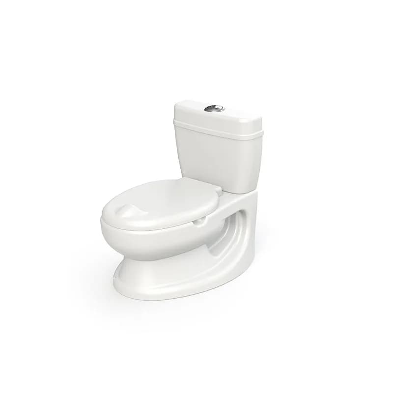 Olita tip WC, cu sunet, alb, 28x39x38cm - Dolu — miniatură