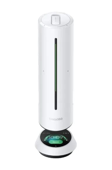 Speakerphone omnidirectional Insta360 Wave, 8 mics, Full-duplex Audio, AI recorder, captare voce 5m, 12 ore de conversaț