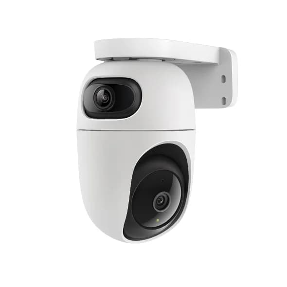 TP-Link Tapo C245D. Type: IP security camera, Placement supported: Indoor, Connectivity technology: Wireless. Mounting type: Ceiling/wall, Product colour: White, Form factor: Spherical. Lens viewing angle, horizontal: 104.3°, Lens viewing angle, vertical: 57.9°, Lens viewing angle, diagonal: 121.8° — miniatură