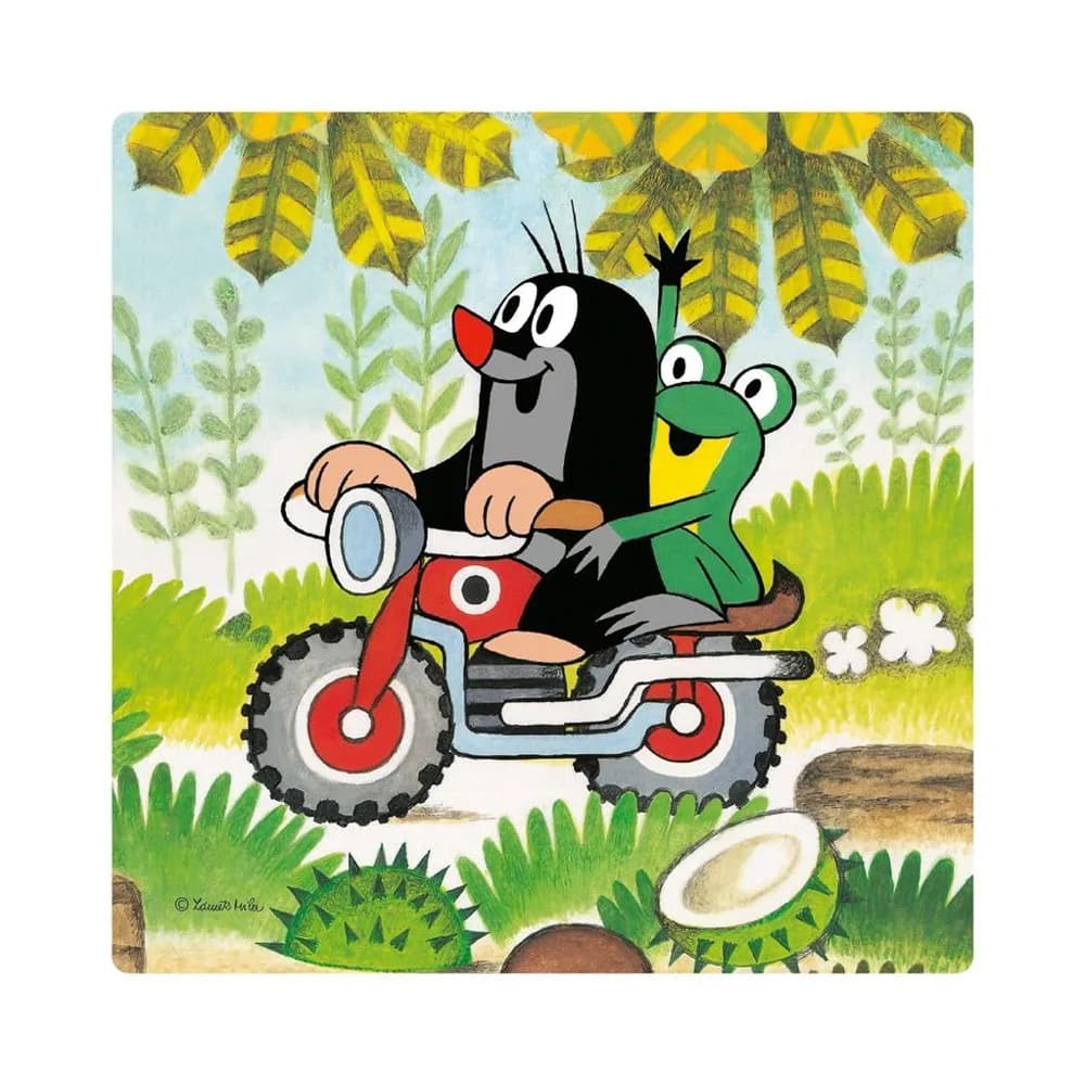 Puzzle 3 in 1, Mica Cartita pe pajiste - DINO TOYS — miniatură