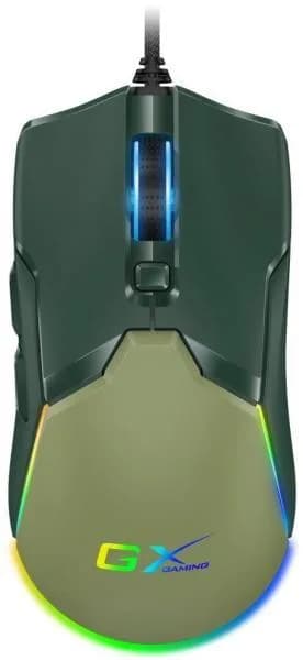 MOUSE Genius "Scorpion M700", gaming, cu fir USB-A, optic, 200 - 7200 dpi, butoane/scroll 6/1, iluminare RGB, verde, "31040009401" 4710268262886