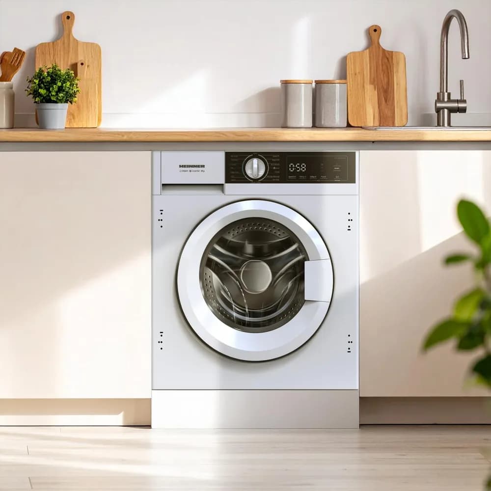 Masina de spalat rufe incorporabila HEINNER HWM-BI814IVA+++, 8 Kg, 1400 RPM, Clasa: A — miniatură