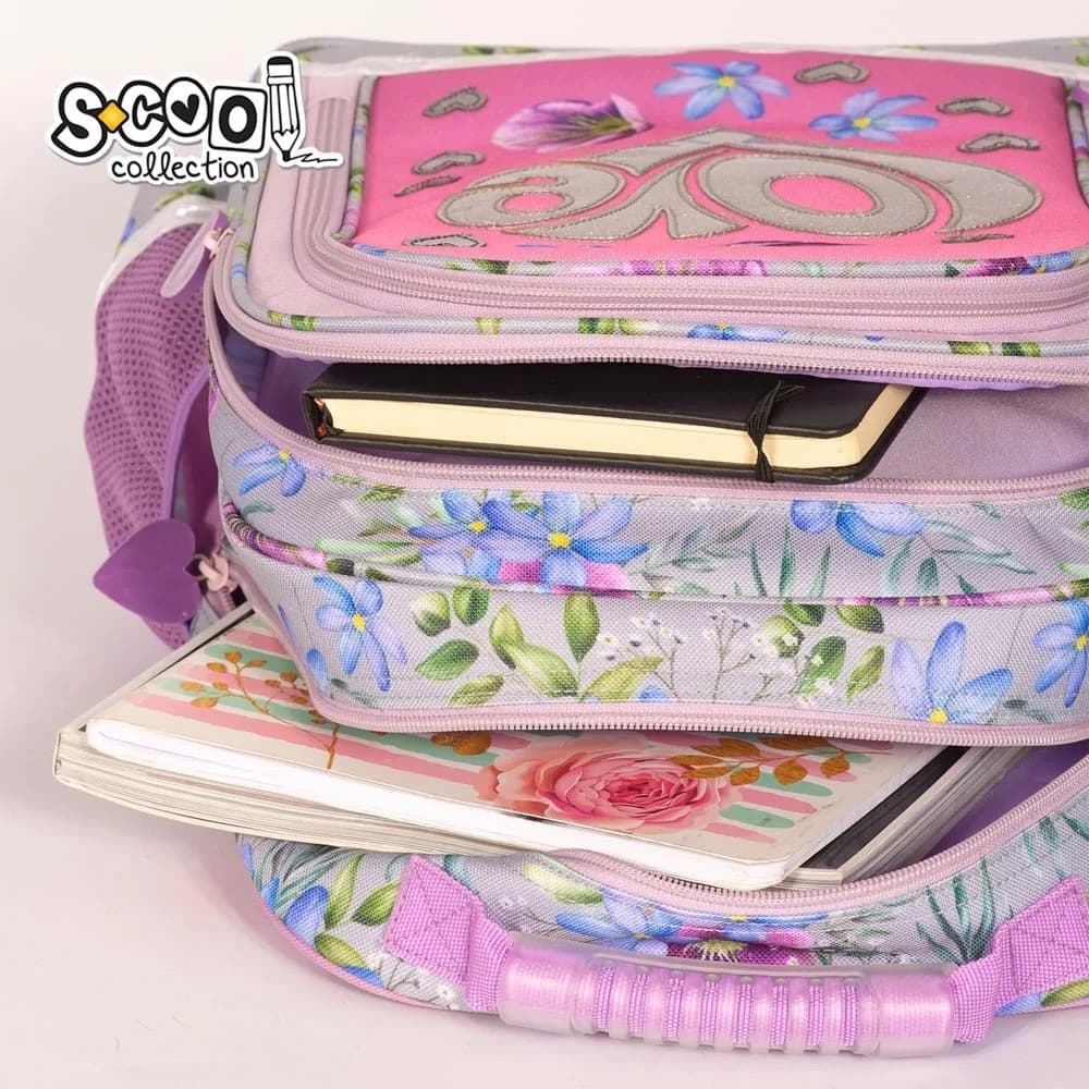 Ghiozdan ergonomic, 40.5x29x13.5 cm, LOVE - S-COOL — miniatură