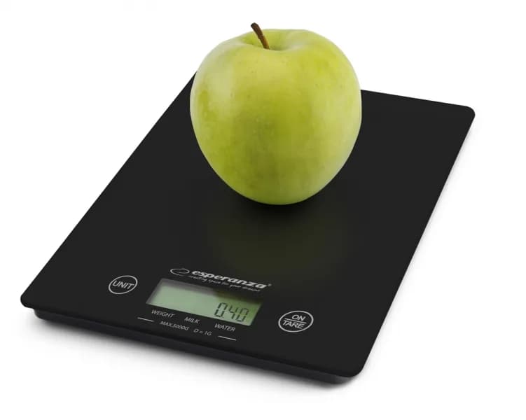 Cantar de bucatarie Esperanza Lemon EKS002K max. 5kg Negru "EKS002K" — miniatură