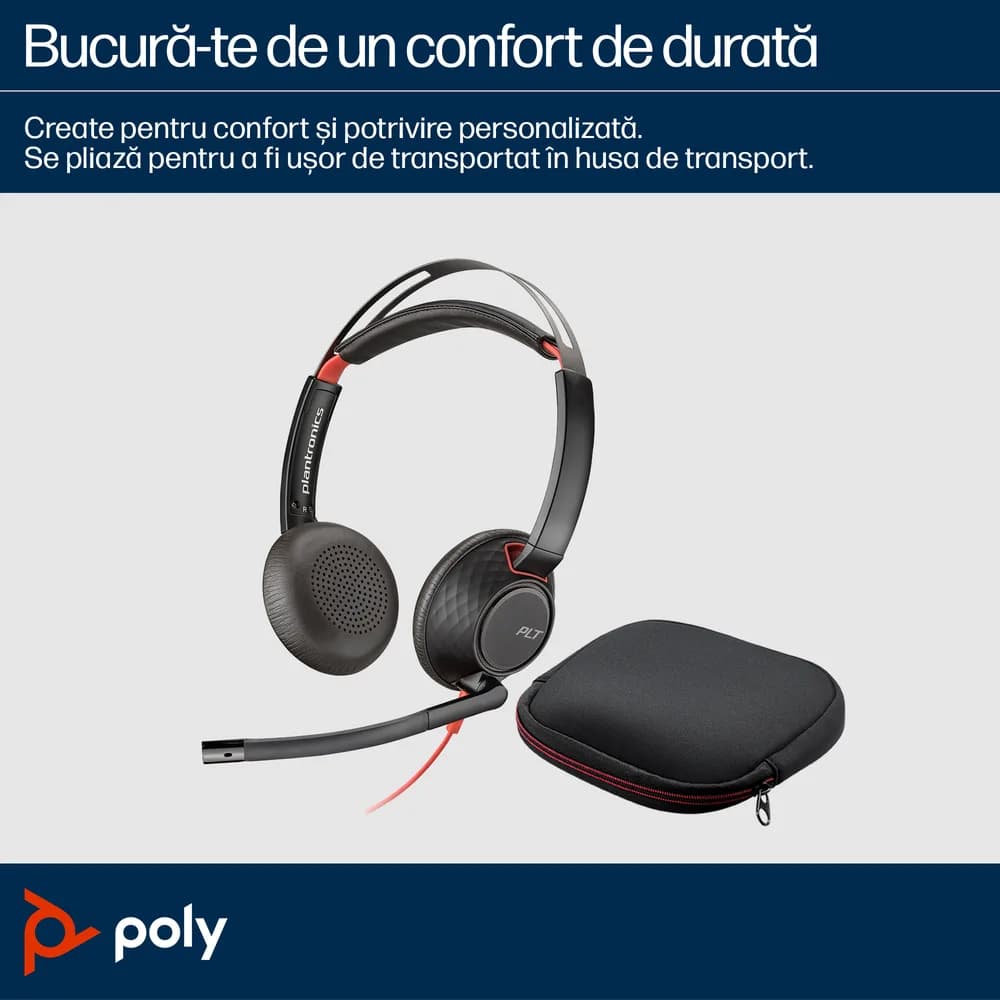 Poly BW 5220 USB-C HS +3.5mmP +USB-C/A"8X231AA" — miniatură
