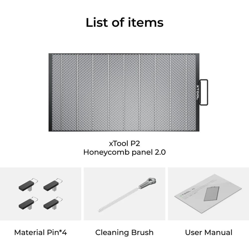 Panou xTool P2 Honeycomb 2.0 — miniatură