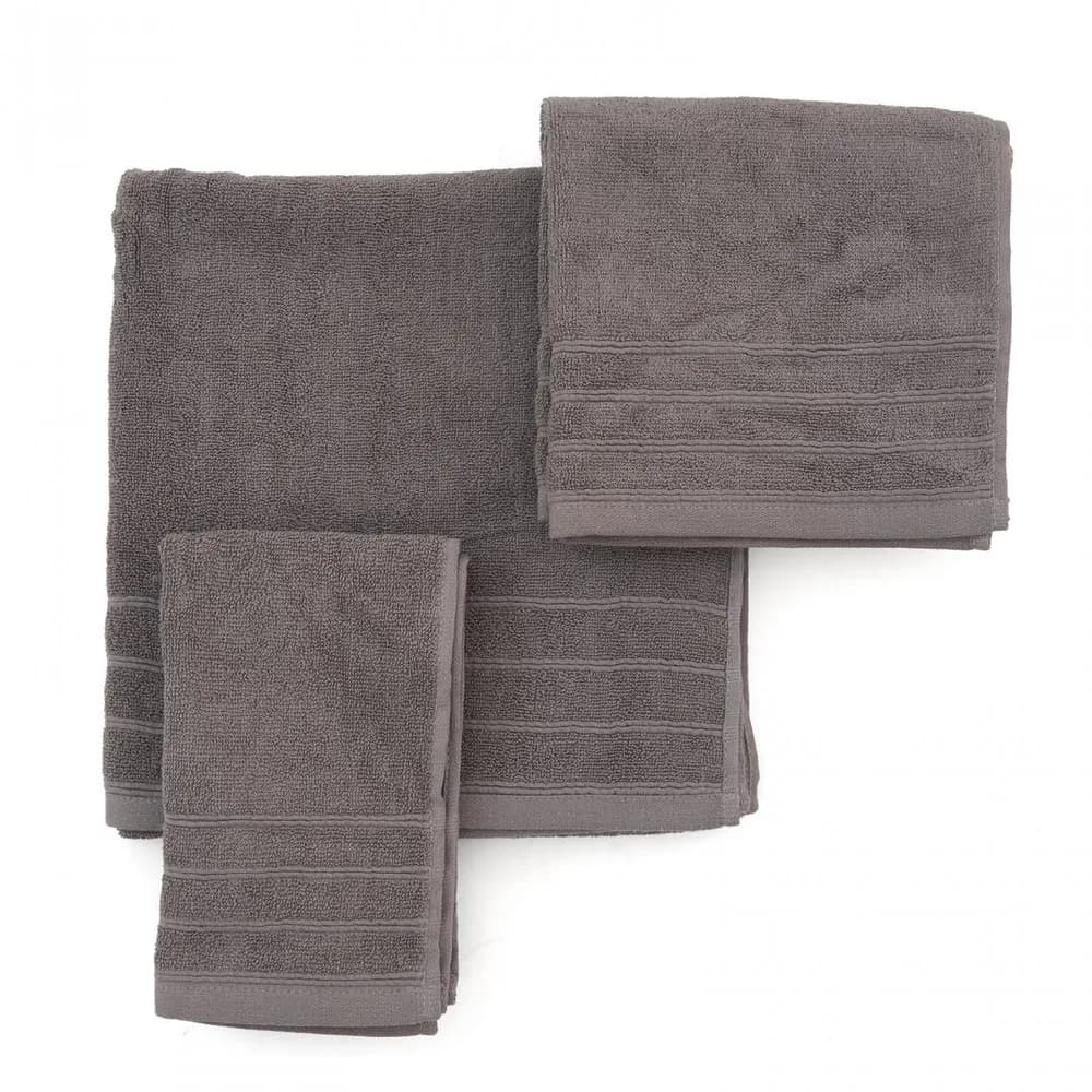 Prosop de baie Soft Grey, bumbac 500 gr, 70x140 cm — miniatură