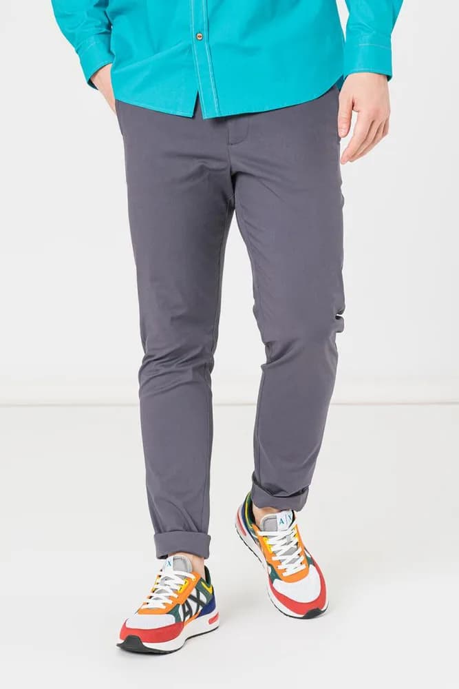 PANTALONI LUNG CASUAL BARBATI GREY XL — miniatură