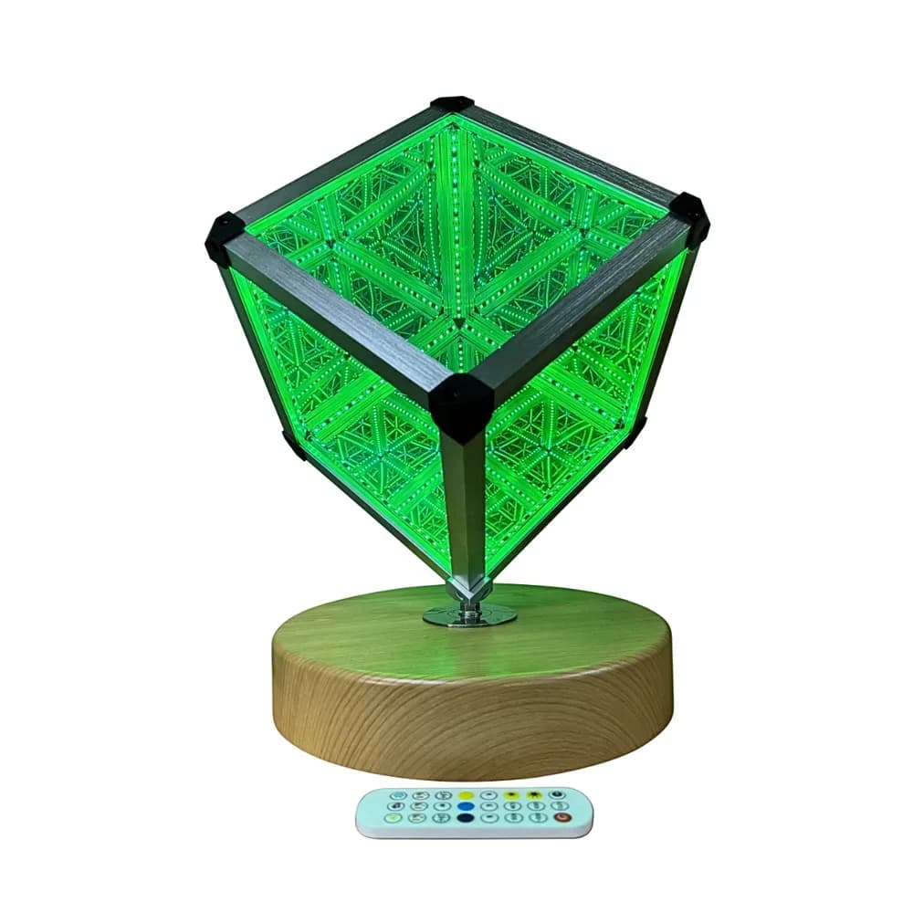 CUB LED INFINIT 25CM — miniatură