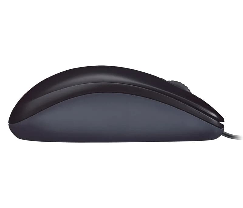 MOUSE LOGITECH, "M90", PC sau NB, cu fir, USB, optic, 1000 dpi, butoane/scroll 3/1, , gri, "910-001793" (include TV 0.18lei) — miniatură