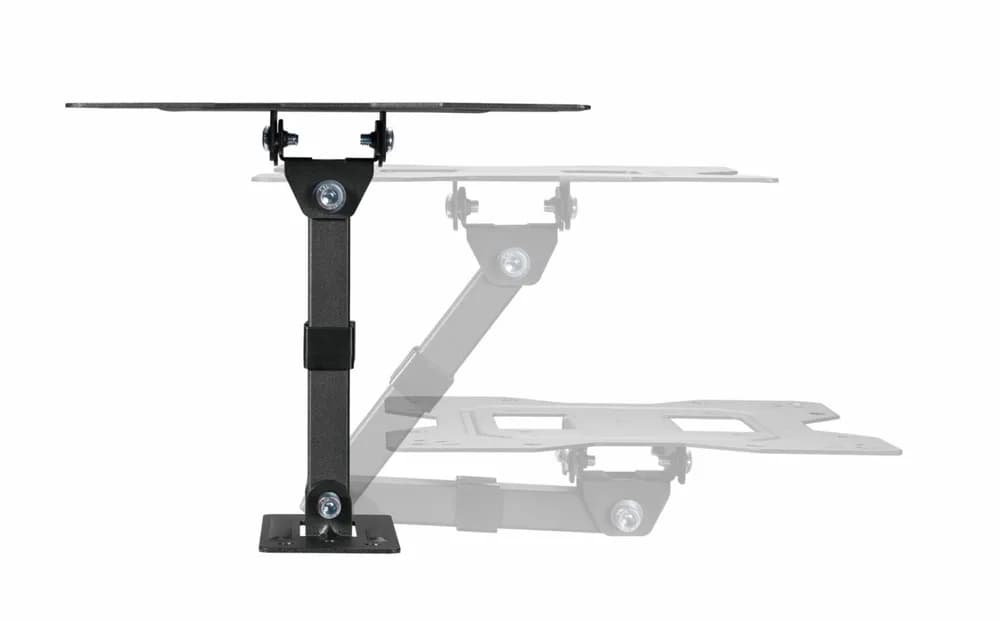 Suport TV de perete Serioux, TV68-221, compatibilitate dimensiune ecran: 23"-43", compatibilitate VESA:100x100, 100x200, 200x100, 200x200, greutate maximă suportata: 30kg, distanta fata de perete: 56~204mm, inclinare: ＋5°～-8°, pivotare: +90°~-90° — miniatură