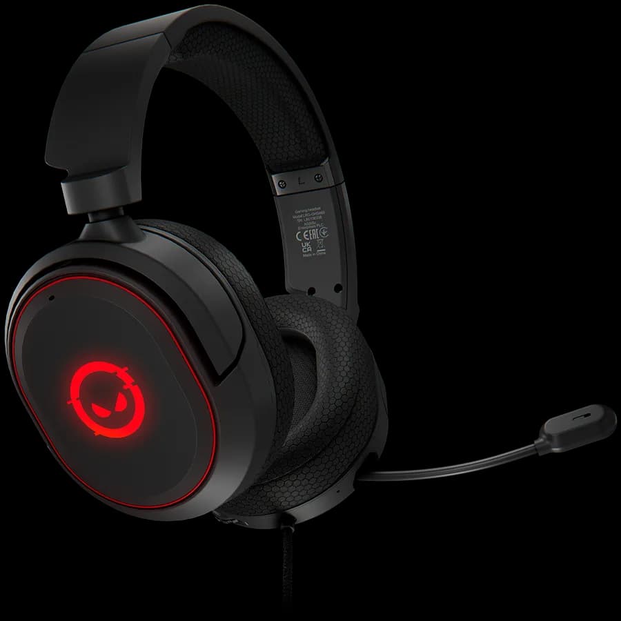 LORGAR Kaya 460, USB Gaming headset with microphone, CM108B, RGB backlight, Plug&Play, USB-A connection cable 2m, fabric ear pads, size: 192*184.7*88mm, 0.329kg, black "LRG-GHS460"