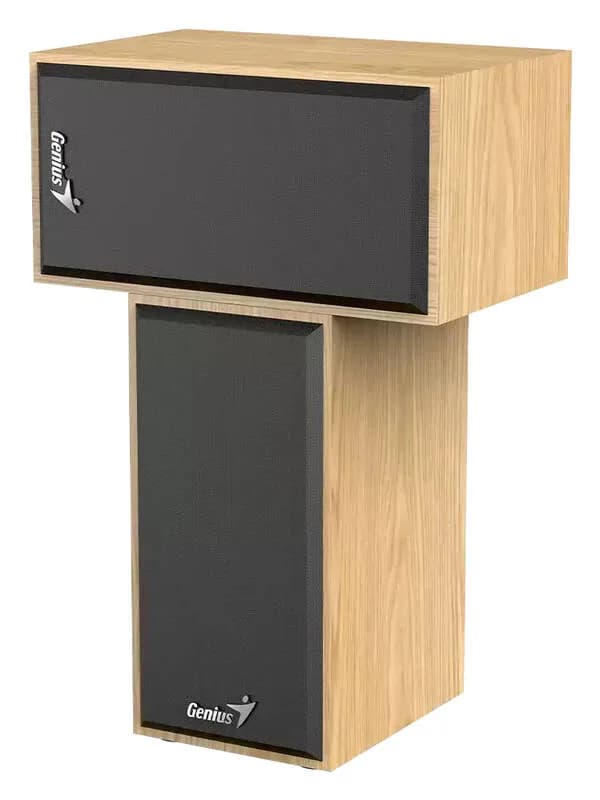 BOXE GENIUS 2.0, RMS: 6W (2 x 3W), USB power, pine wood, #SP-HF180" #31730029404" — miniatură