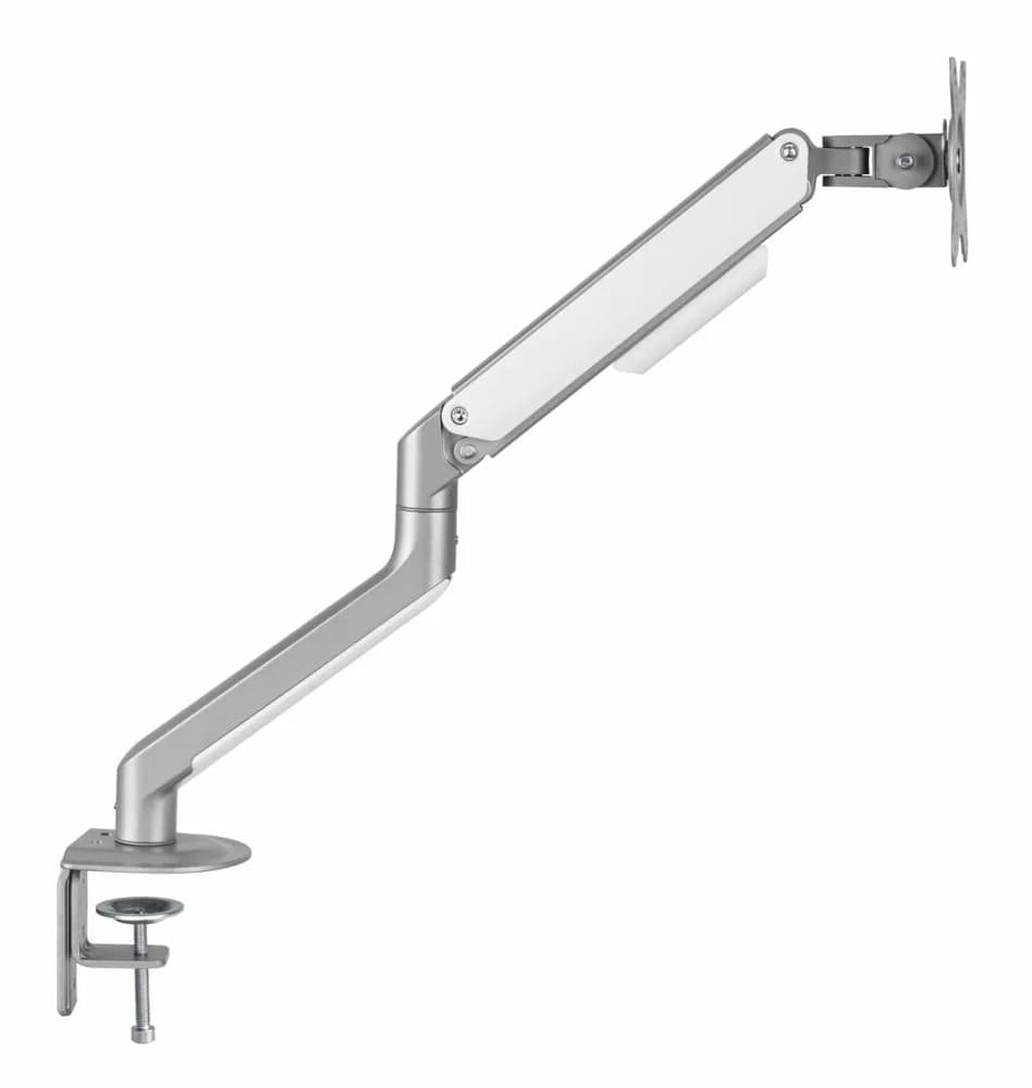 Suport monitor Serioux MM63-C012, compatibilitate dimensiune ecran 17"-32", greutate maximă suportata: (per ecran): 2~9kg, VESA: 75x75, 100x100, inclinare: +55°~-55°, pivotare: +90°~-90°, rotația ecranului: + 180°~-180°, instalare: clemă, grommet — miniatură