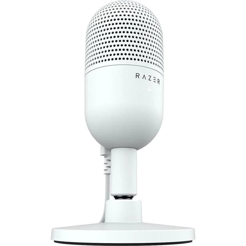 Microfon Razer Seiren V3 Mini White, USB, LED backlight — miniatură