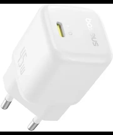 INCARCATOR retea Baseus PicoGo GaN, Quick Charge 45W, 1 x USB Type-C 5V/3.0A, alb "P10176800213-00" - 6932172678388