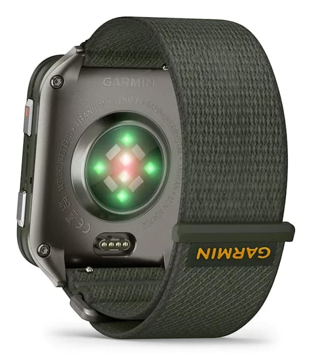 Smartwatch Venu X1 Moss with Titanium Caseback and Moss ComfortFit Nylon Band "010-02980-03" — miniatură