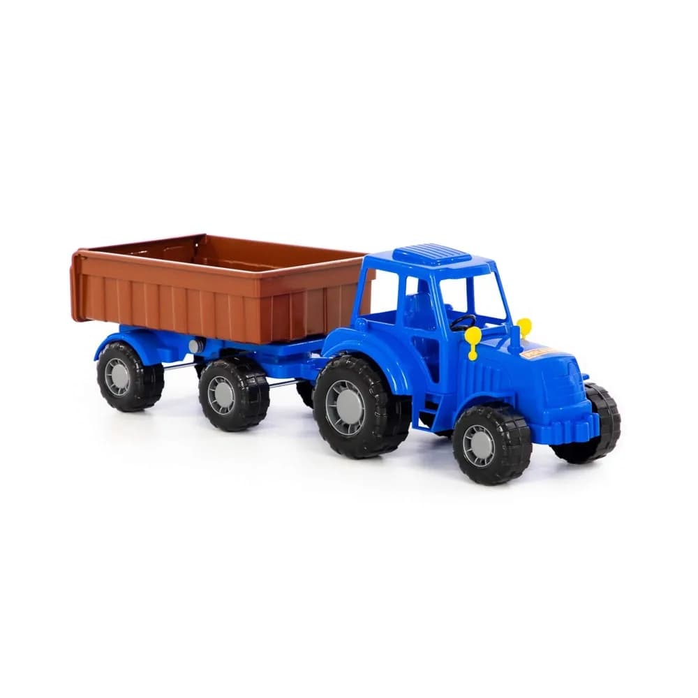 Tractor cu remorca, Altay, 58x17x18 cm, Polesie — miniatură
