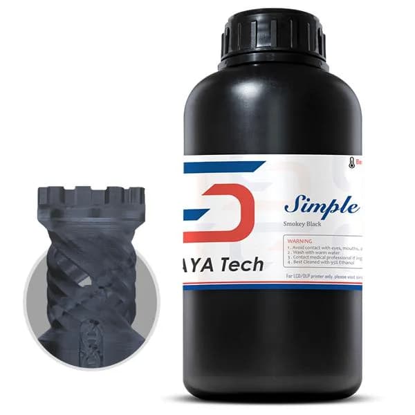 Accesoriu imprimantă 3D Siraya Tech Simple – 1 kg – Smoky Black