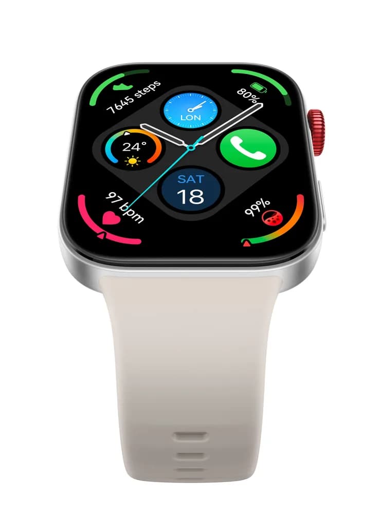 Smartwatch Watch Fit 3 Moon White "55020CJH" — miniatură