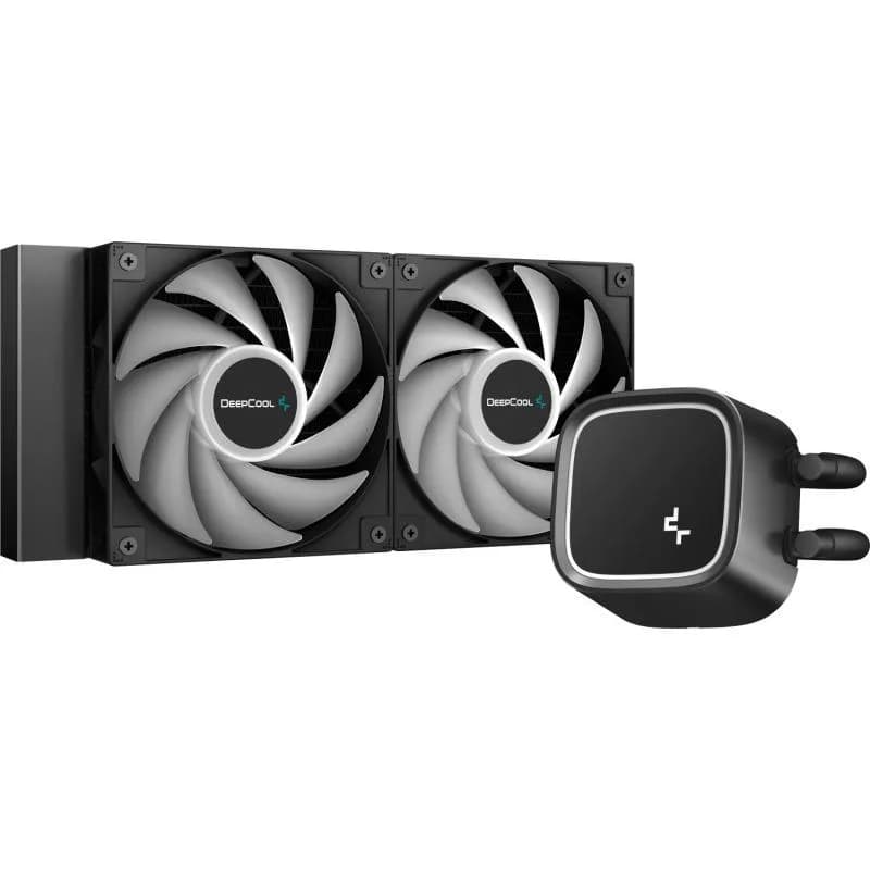 Cooler Procesor DEEPCOOL LE500 Marrs, Lichid, 12 cm, 2 ventilatoare, aRGB — miniatură