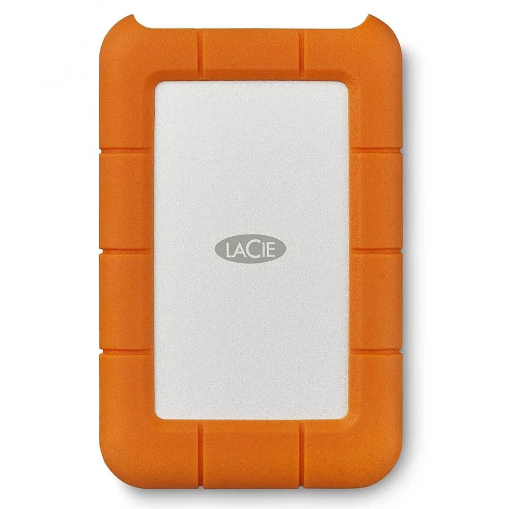 HDD extern LACIE 2 TB, Rugged, 2.5 inch, USB 3.0, portocaliu/ argintiu, "STFR2000800"