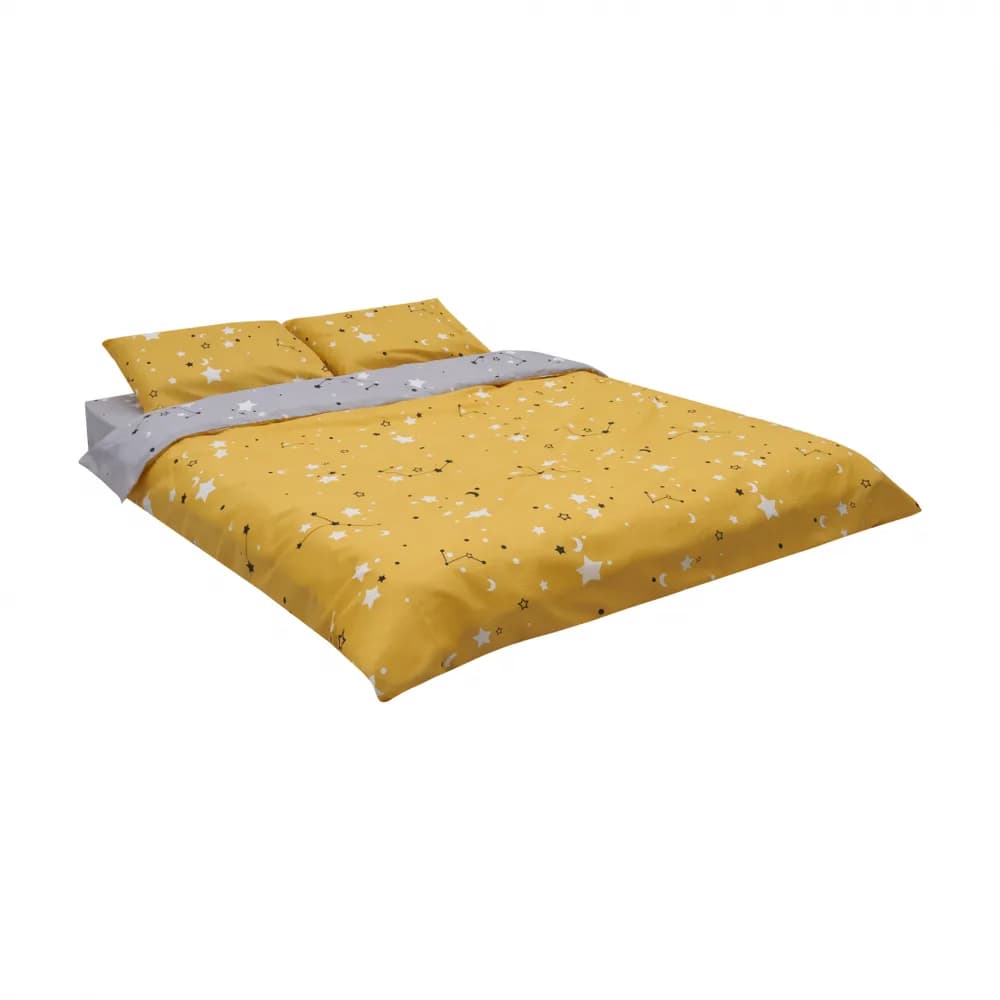 LENJERIE DE PAT KS MICROFIBRA STARS — miniatură